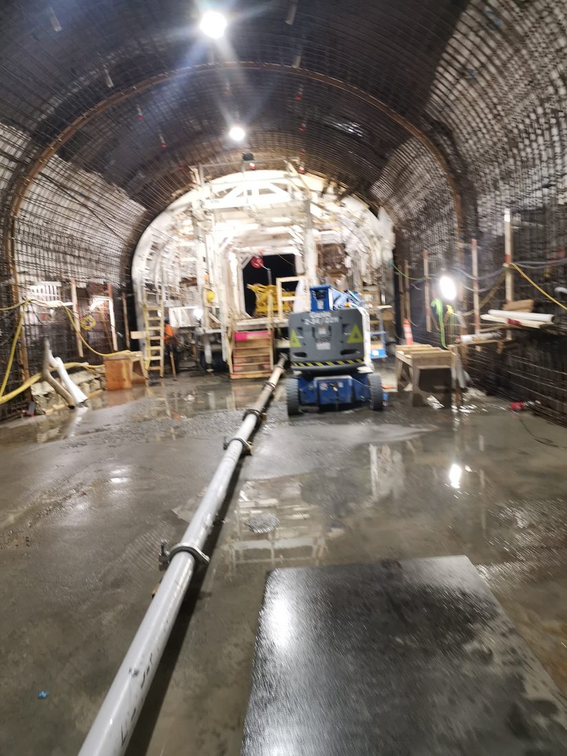 Nacelle sous la voûte — Sécurité